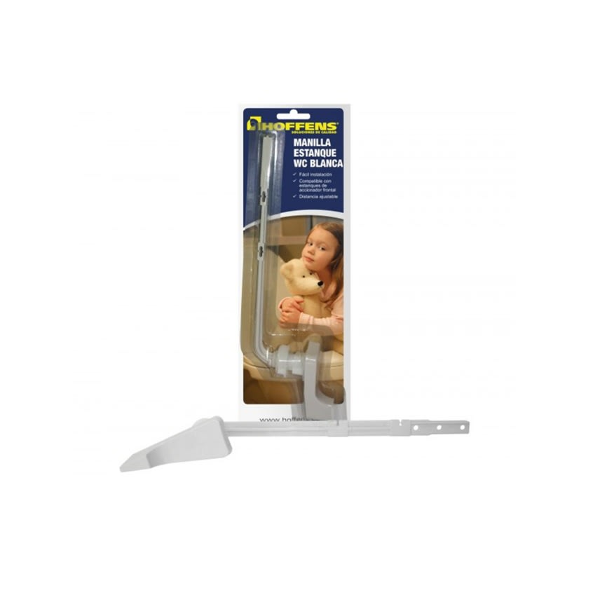 MANILLA FRONTAL ESTANQUE PLASTICA BLANCA1