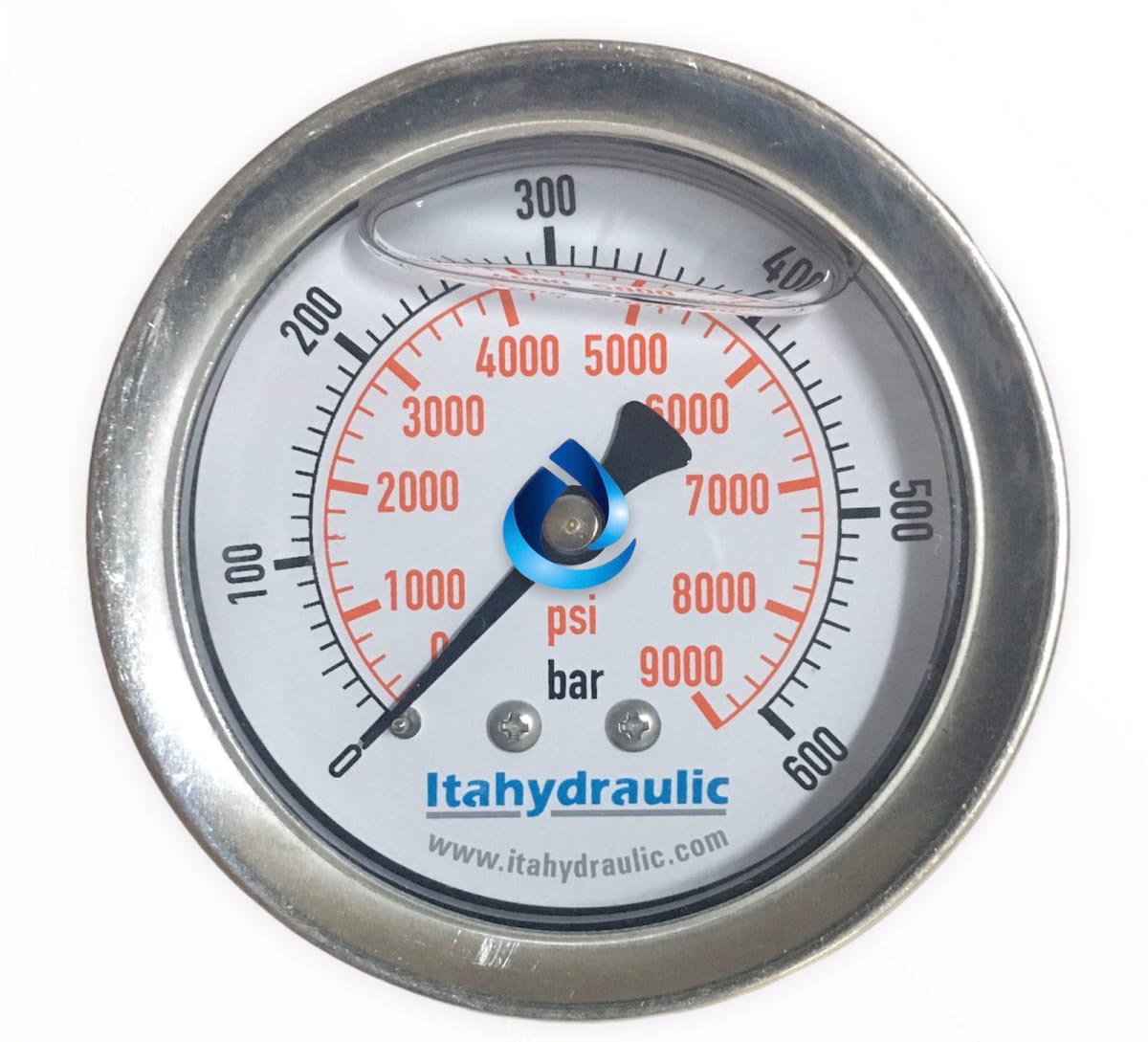 MANOMETRO GLICERINA 0-600 BAR 63MM1