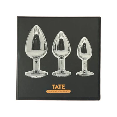 Set de Plug Anal Tate Tallas S, M y L Corazón Lila1