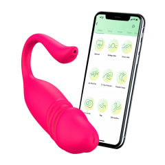 Vibrador Tipo C Realista de Doble Estimulación con App