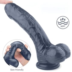 Dildo Realista Martin L Negro 24cm