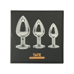 Set de Plug Anal Tate Tallas S, M y L Corazón Lila
