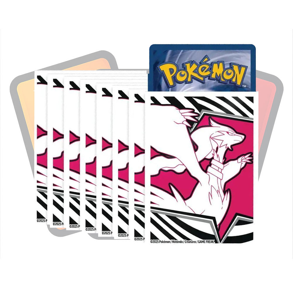 White Flare Sleeves - Reshiram - 65u (66x91 mm)1