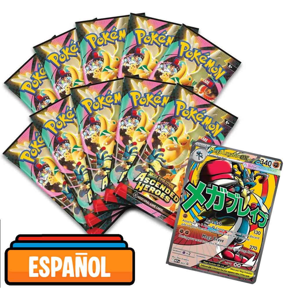 Ascenso Heroico - Colección con Póster Prémium Mega Lucario2