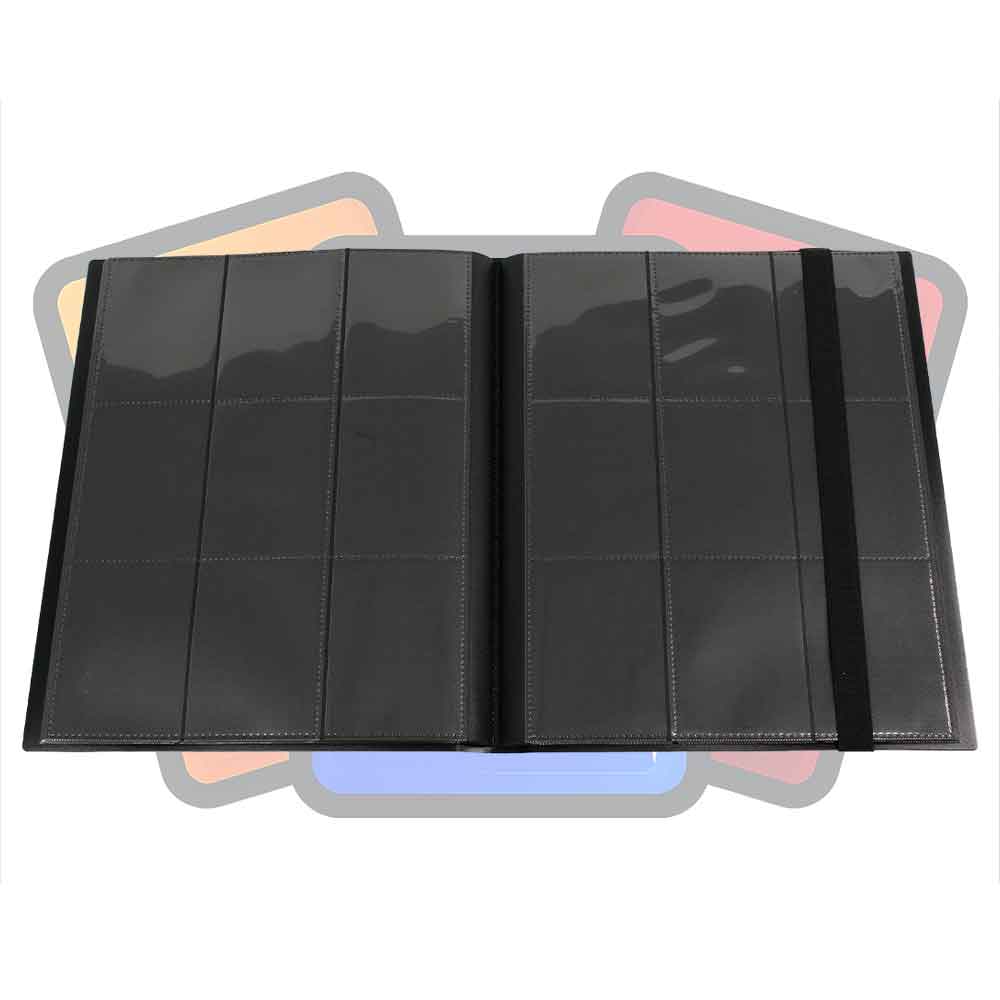 Carpeta 9 espacios para TCG 360 Cartas - Negro1