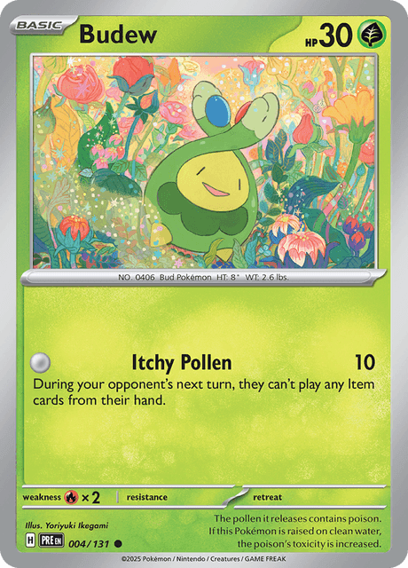 Budew - 004/131 - SV: Prismatic Evolutions (PRE)1