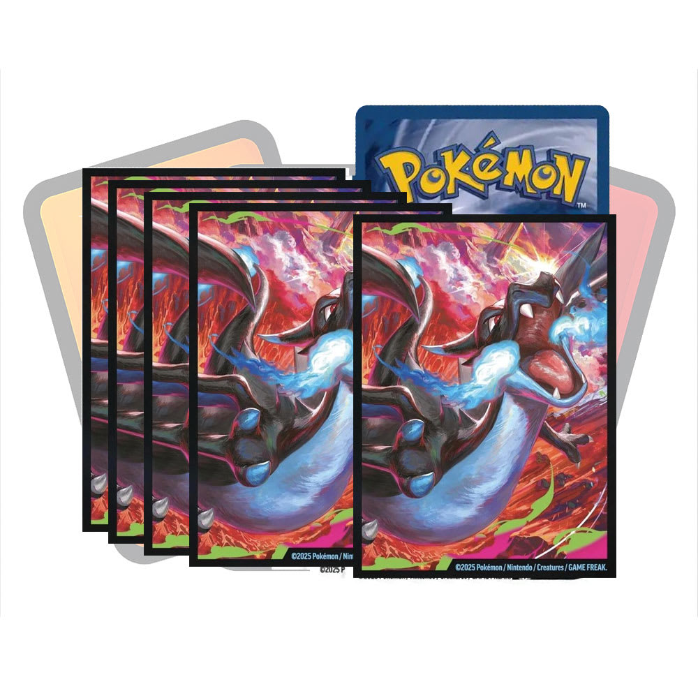 Ultra Premium Sleeves - Mega Charizard x - 65u (66x91 mm)1