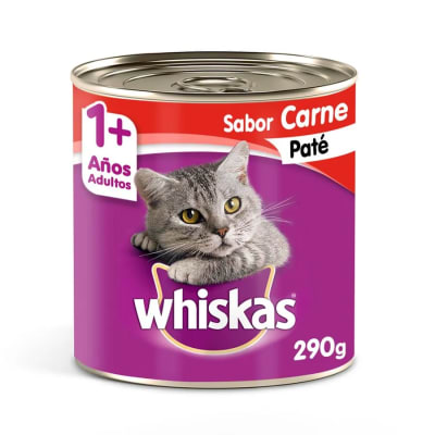 Lata Whiskas Adulto Sabor Carne 290 g1