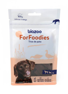 Biazoo Snack Perro Tiras Finas Suaves De Pato 100 Gr1