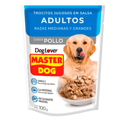 Pouch Master Dog Adulto Pollo 100 g1
