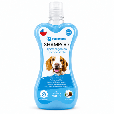 Shampoo Happypets Hipoalergenico Uso Frecuente 500 Ml1
