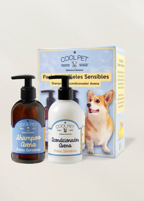Pack Baño Pieles Sensibles CoolPet | Shampoo y Acondicionador de Avena 250 ml1