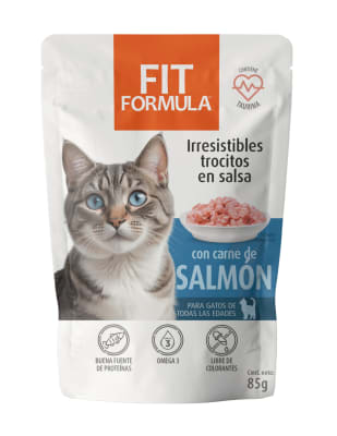 Pouch Húmedo Fit Formula Para Gato Con Carne De Salmon 85gr1