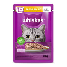 Sachet Whiskas Gato Sabor Pollo 85g1