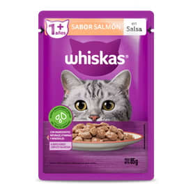 Sachet Whiskas Gato Sabor Salmon 85g1