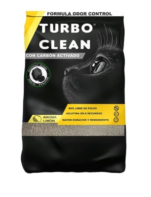 Arena Aglutinante Turbo Clean con Carbón Activado Limon1