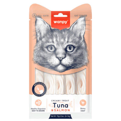Wanpy Creamy Cat Atún y Salmón 70g1