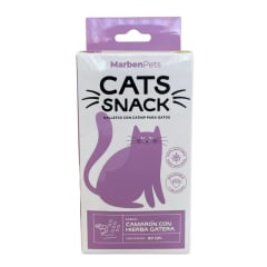 Cats Snack Galletas para Gatos Sabor Camarón con Hierba Gatera 80 g