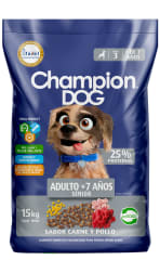 Champion Dog Senior Sabor Carne Y Pollo 18 Kg