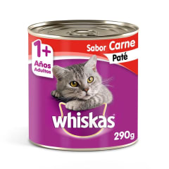 Lata Whiskas Adulto Sabor Carne 290 g