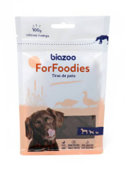 Biazoo Snack Perro Tiras Finas Suaves De Pato 100 Gr