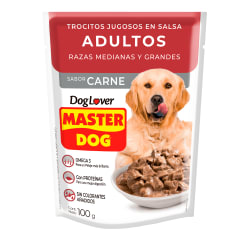 Pouch Master Dog  Adulto Carne 100 g