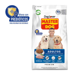 Master Dog Adulto Pollo Razas Medianas Y Grandes 18 Kg