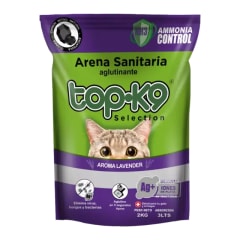 Arena Aglutinante Top K9 Iones De Plata Aroma Lavanda