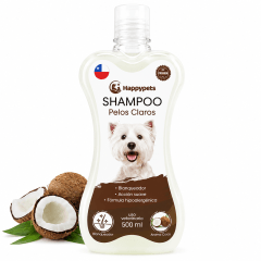 Shampoo Happypets Pelos Claros 500 Ml