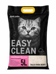 Arena Sanitaria Aglutinante Easy Clean Talco de Bebe