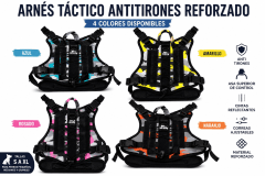 Arnés Táctico Antitirones Reforzado para Perros | Reflectante y Ajustable