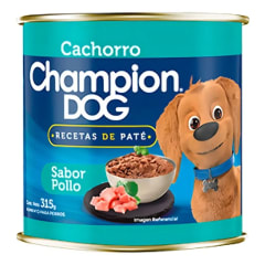 Lata Champion Dog Cachorro Pollo 315 g