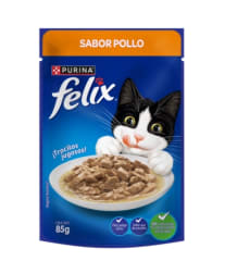 Sachet Felix Sabor Pollo Gato Adulto 85 g