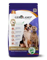 Gerolamo Premium Adulto Tazas Medianas Y Grandes 15 Kg