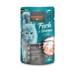 Pouch Leonardo Pescado y Camarones 85g