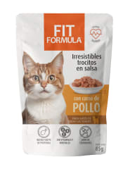 Pouch Húmedo Fit Formula Para Gato Con Carne De Pollo 85gr