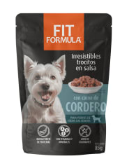 Pouch Húmedo Fit Formula Para Perro Con Carne De Cordero 85gr