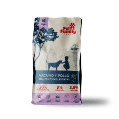Pet Family Foods - Vacuno Y Pollo 15 Kg