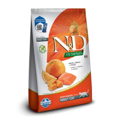 N&D Pumpkin Feline Adultos Salmon , Calabaza Y Naranja 1,5 Kg