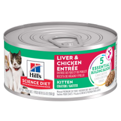 Hill's Science Diet Lata Kitten Liver & Chicken Entrée 156 g