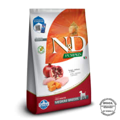 N&D Pumpkin Canine Adult Medium - Pollo, Calabaza Y Granada
