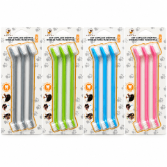 Set de 3 Cepillos de Dientes Dobles para Mascotas