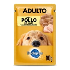 Pouch Pedigree Adulto Sabor Pollo 100 Gr