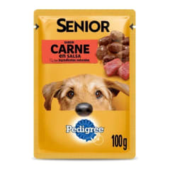 Pouch Pedigree Senior Carne 100 Gr