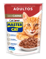 Pouch Master Cat Sabor Carne 85 g