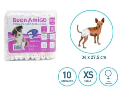 Pañales Para Mascotas Hembra Talla Xs 10u