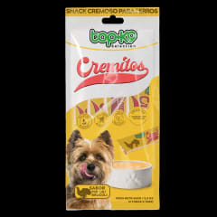 Topk9 Snack Cremitos Sabor Pollo Para Perros 4 x 15g