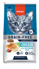 Wanpy Grain Free Cat Kitten Sabor Pollo