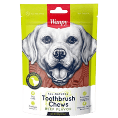 Wanpy Snack Para Perro Toothbrush Chews Beef 100Gr