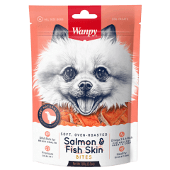 Wanpy Snack Para Perro Salmon & Fish Skin 100Gr